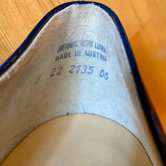 Swanky Teal Paul Green open toe pumps- Size 9 - Picture 6 of 9